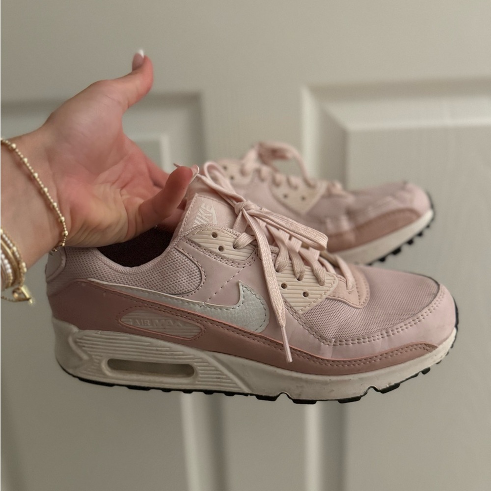 Nike Pink Air Max Sneakers with Air Cushioning